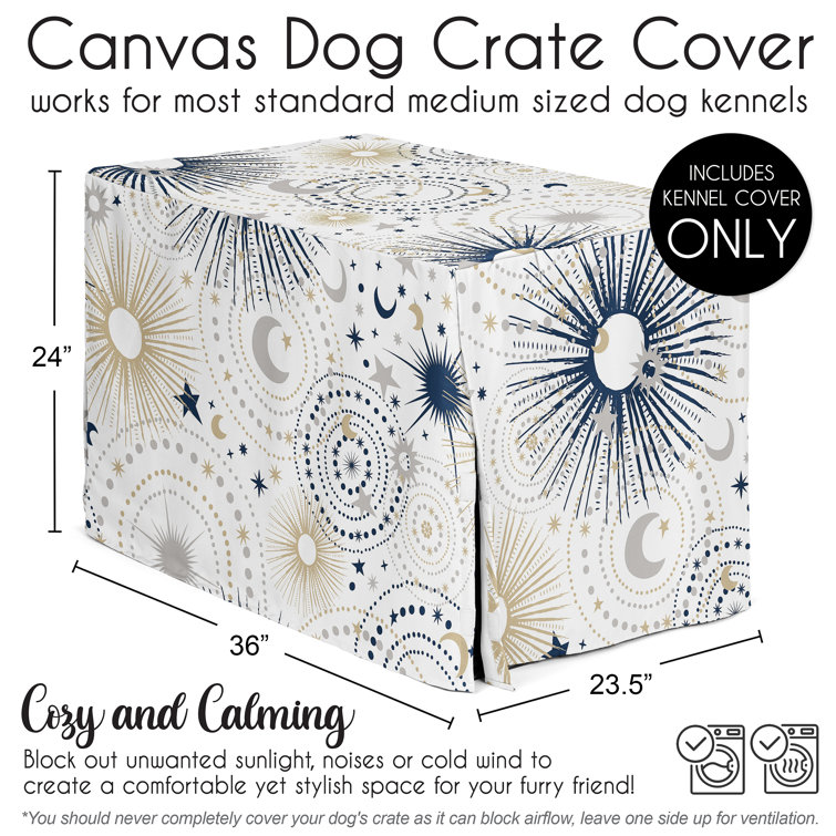 Sweet Jojo Designs Canvas Pet Crate Cover Wayfair Canada